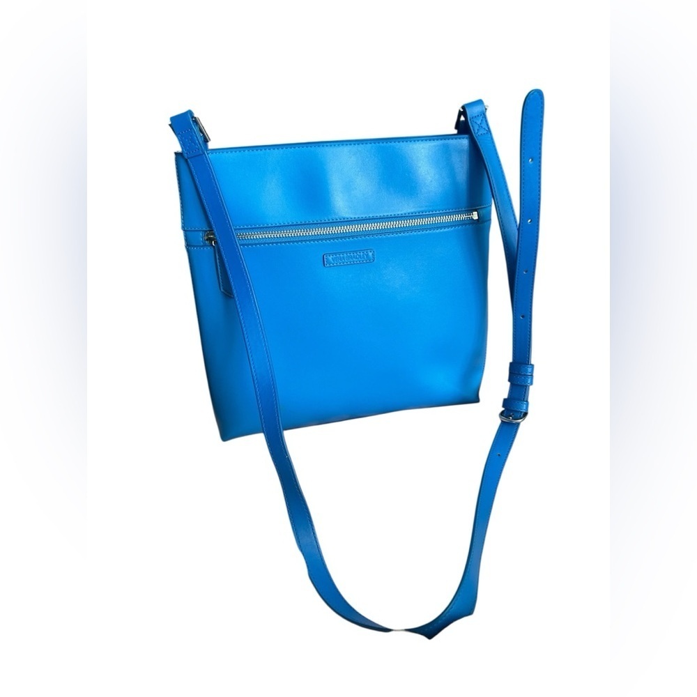 Vera Bradley Sky Blue Faux Leather Crossbody Bag
